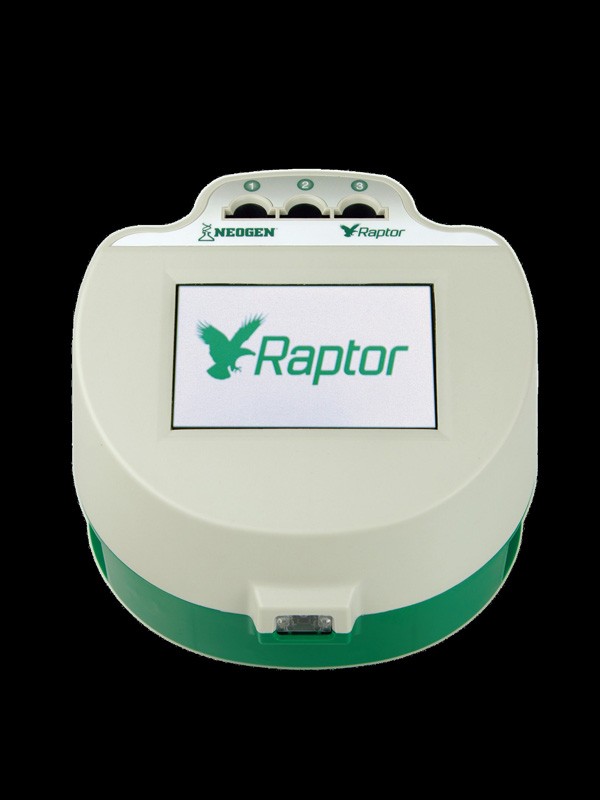 Plataforma de análisis integrado Raptor® y kits Reveal® Q+ MAX test