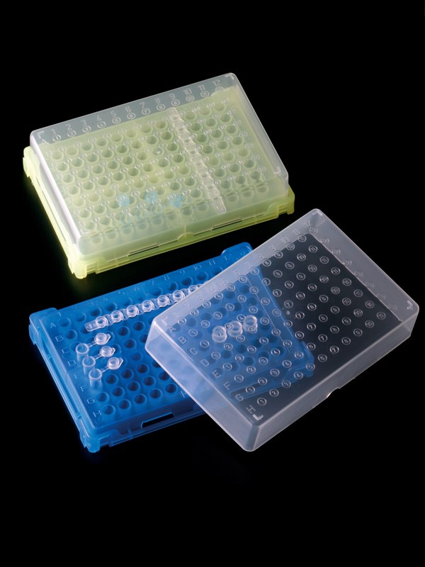 Gradillas para PCR con tapa