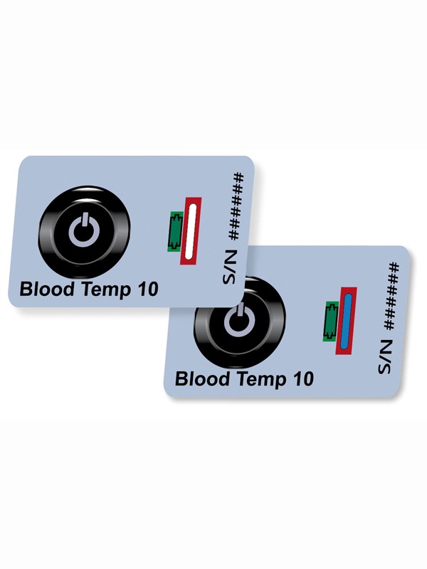 Indicadores de Temperatura para transporte de bolsas de sangre