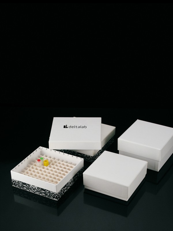 Cajas de congelación en cartón para crioviales y microtubos 